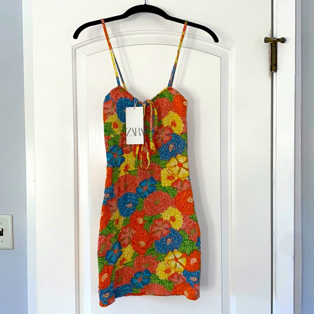 Zara Floral Tight Dress